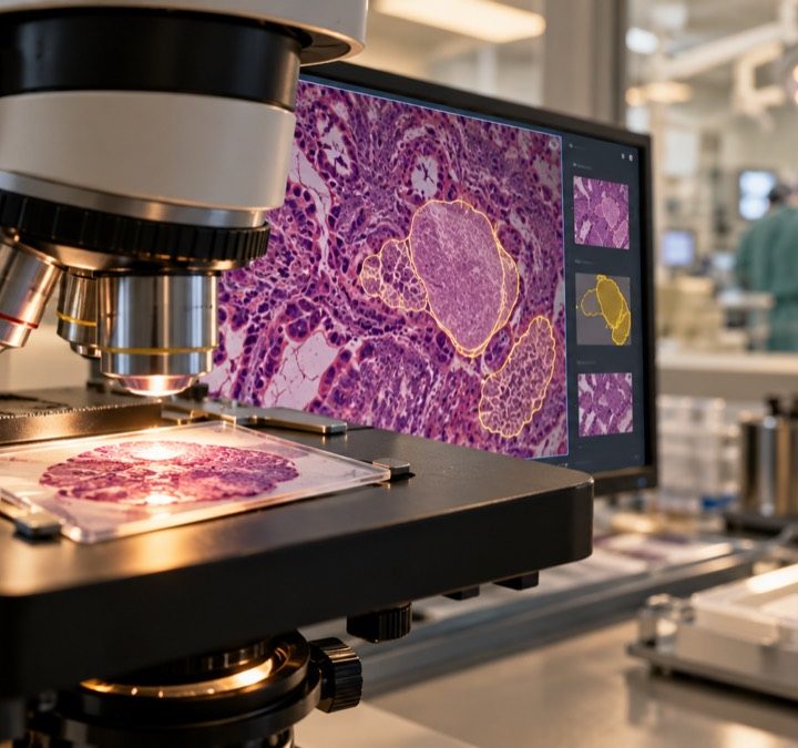 Skaitmeninė histologija ir dirbtinio intelekto pagalba operacinėje patologijoje